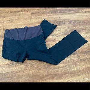 Navy Maternity Pants with Pockets